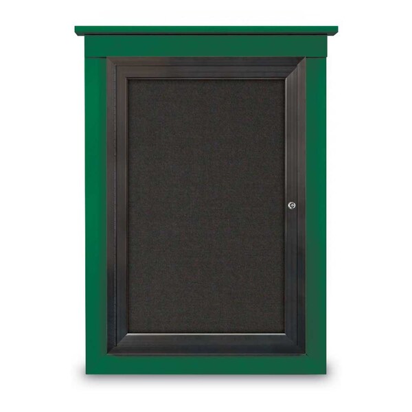 Sliding Glass Enclosed Letterboard, 96"x4